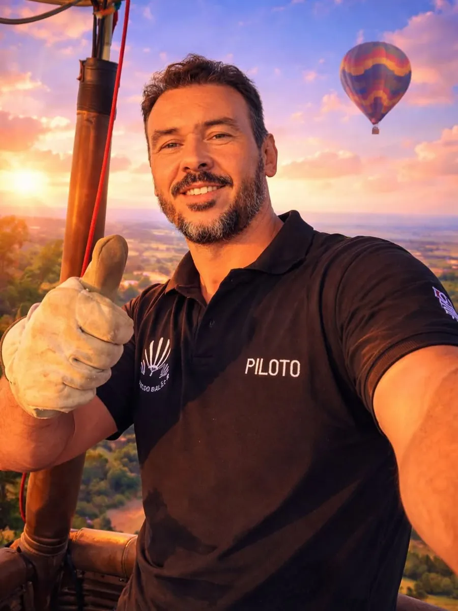 Eduardo Cibela, fundador e piloto do CLUBE DO BALÃO
